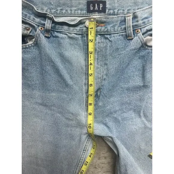 Vintage 90s GAP High Rise Tapered Jeans Women’s Size 8 100% Cotton - Picture 6 of 7
